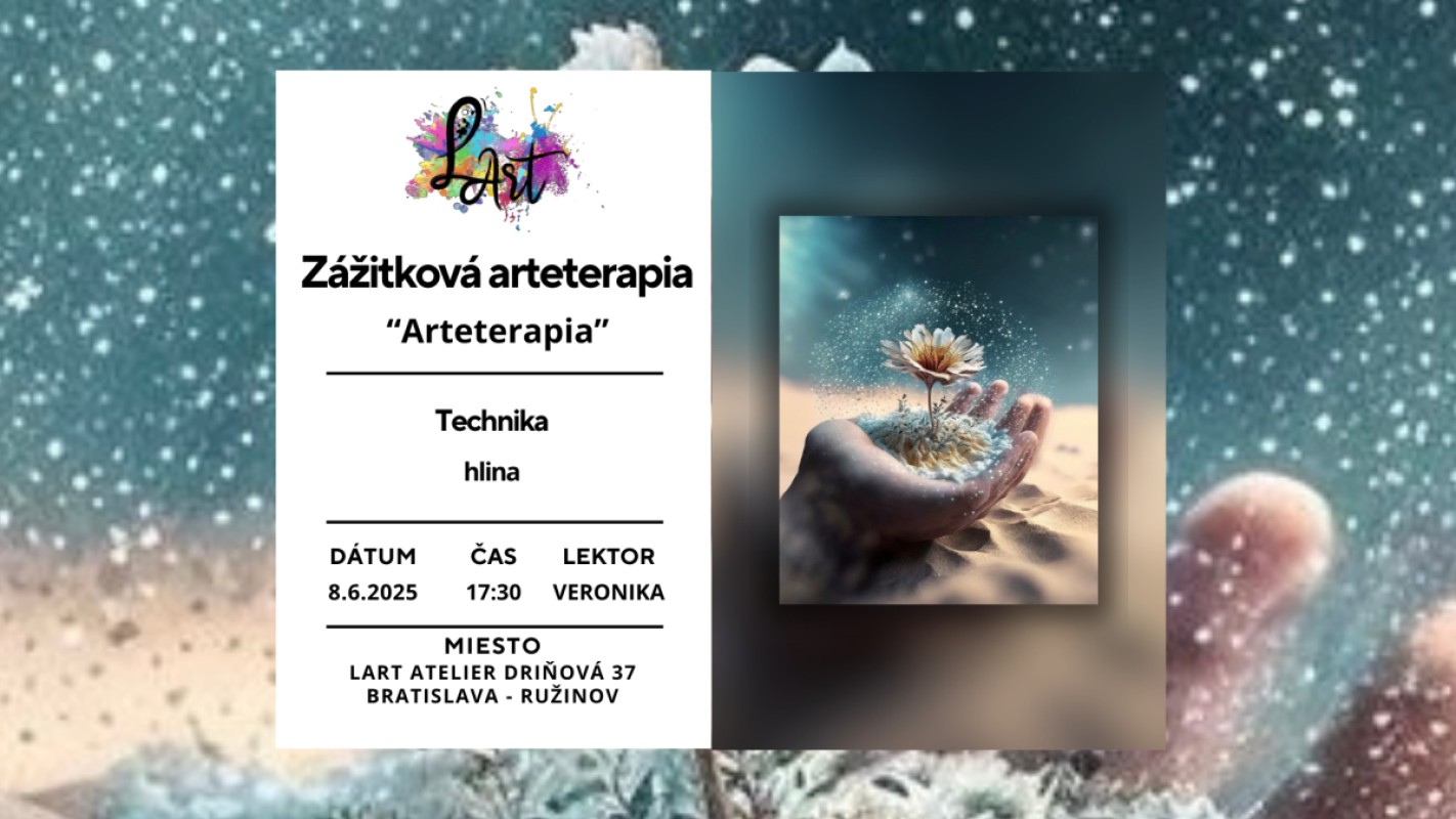 VYPREDANÉ!! Zažitková arteterapia - Otvorený workshop ARTETERAPIA