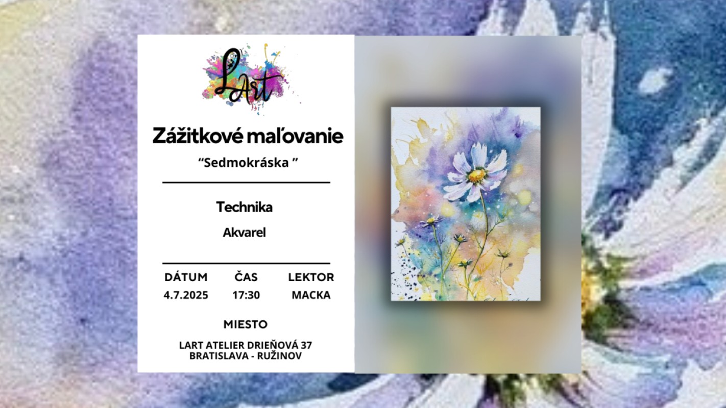 Zážitkové maľovanie - "Sedmokráska…" Akvarel