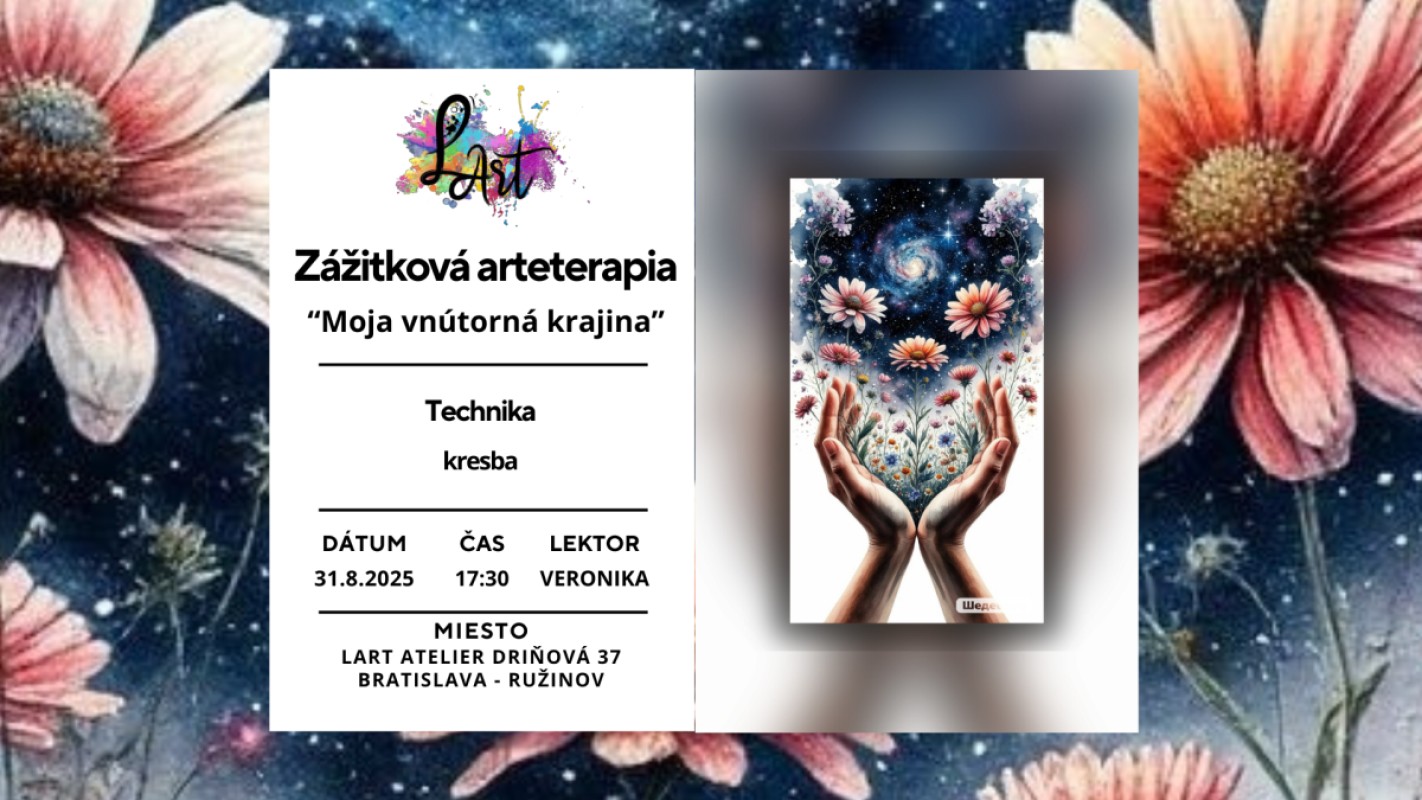 Obrázok udalosti: Zažitková arteterapia - Tvorivý workshop ARTETERAPIA, Moja vnútorná krajina