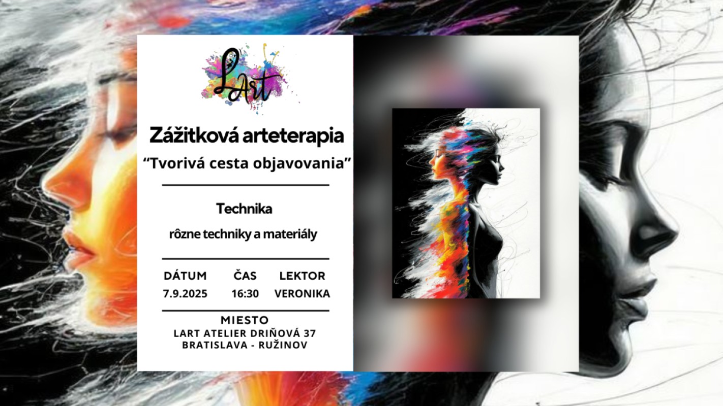 Obrázok udalosti: Zažitková arteterapia - "Tvorivá cesta objavovania"