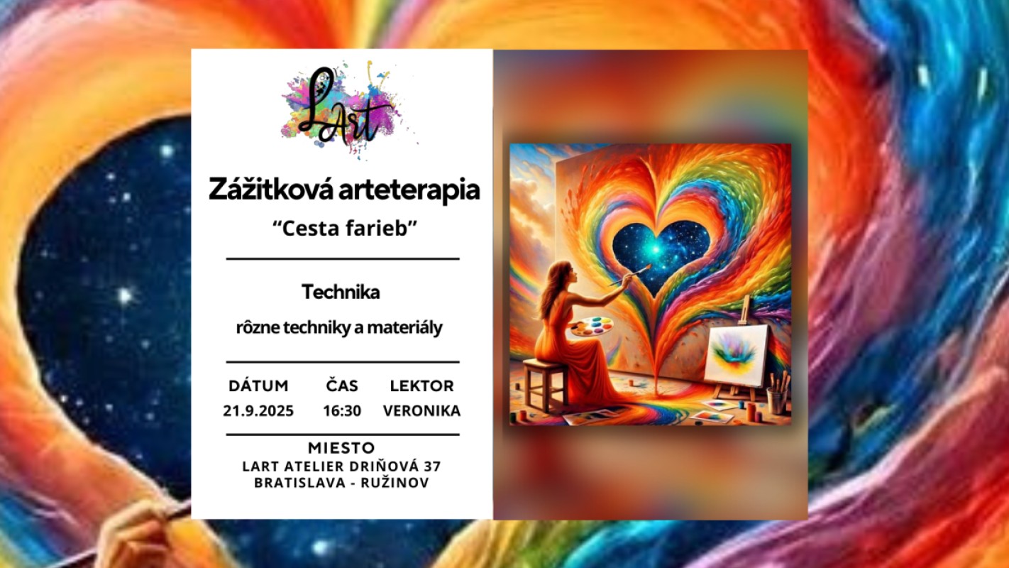 Zažitková arteterapia - "Cesta farieb"- kombinované techniky