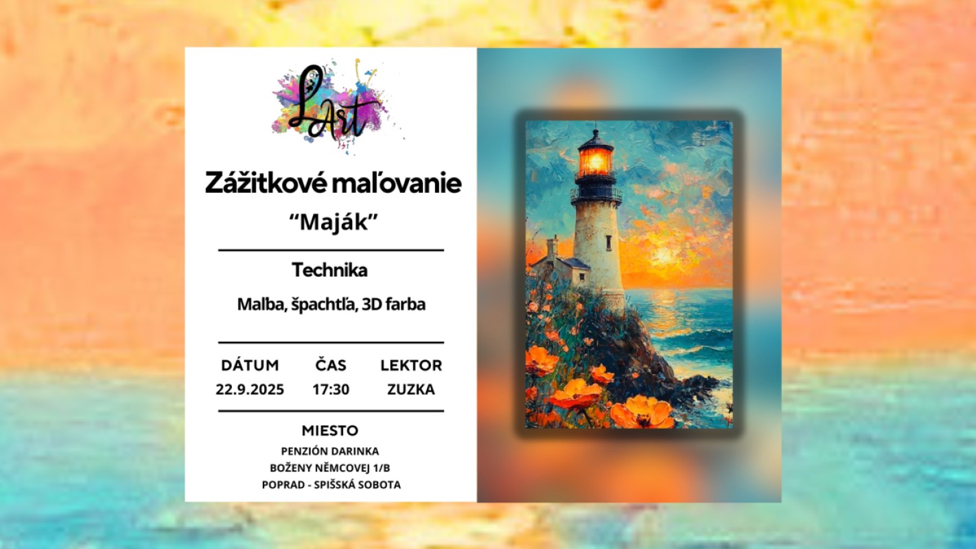 Zážitkové maľovanie - Maják