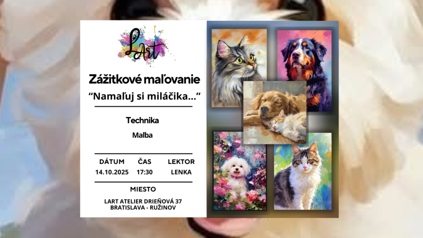 Obrázok udalosti: Zážitkové maľovanie - Namaľuj si miláčika