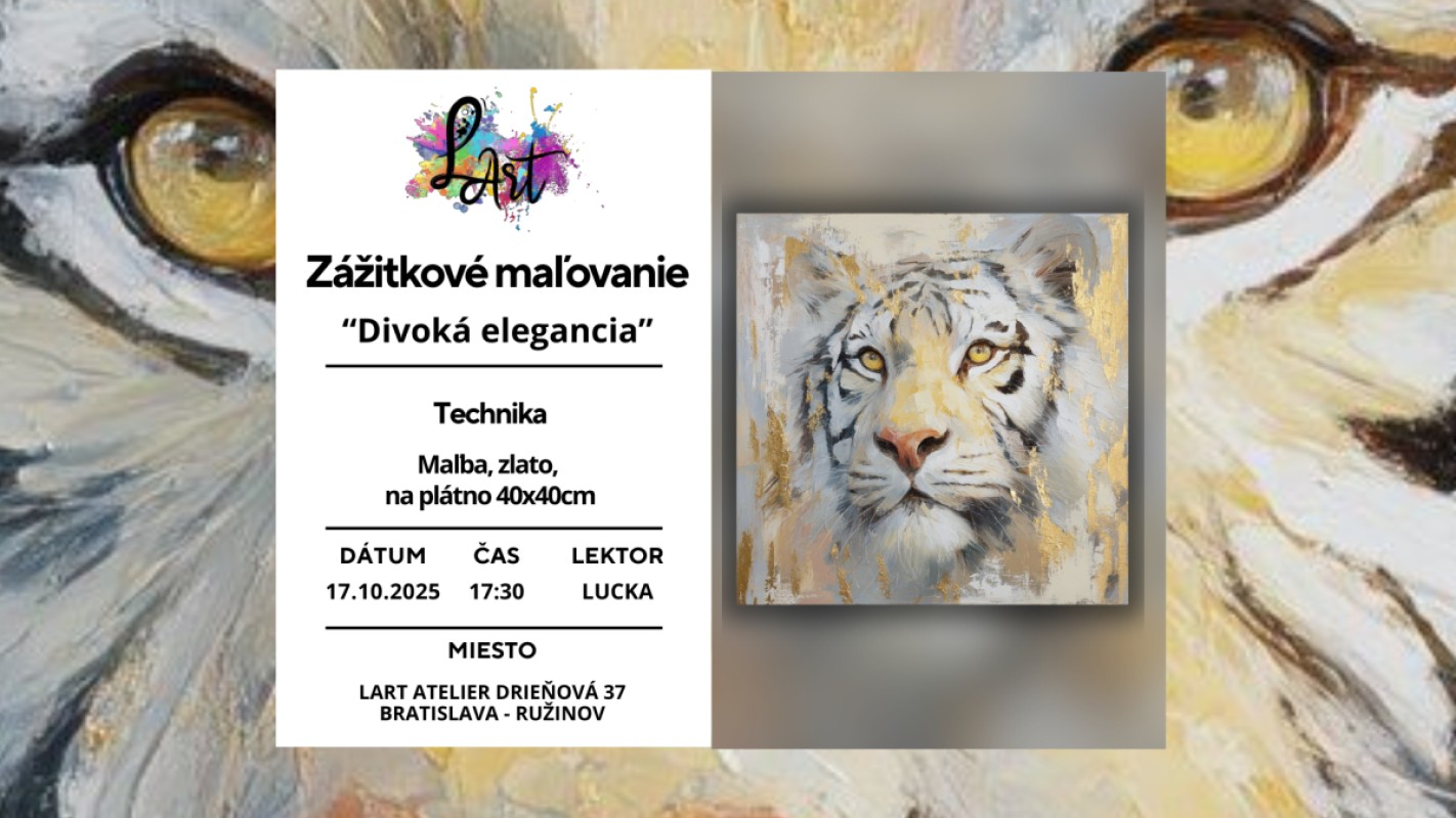 Obrázok udalosti: Zážitkové maľovanie- Divoká elegancia
