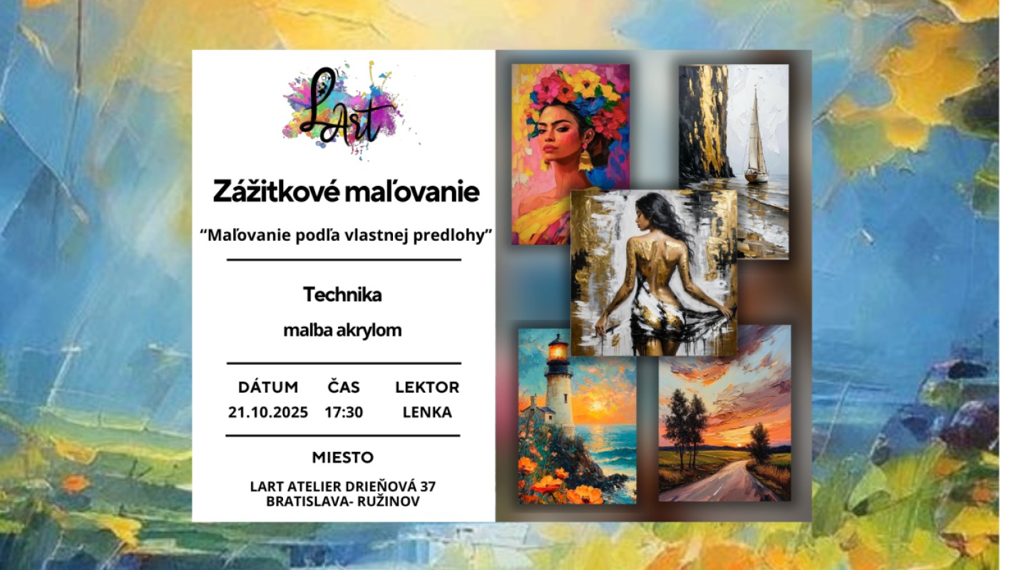 Obrázok udalosti: Zážitkové maľovanie- Maľovanie podľa vlastnej predlohy