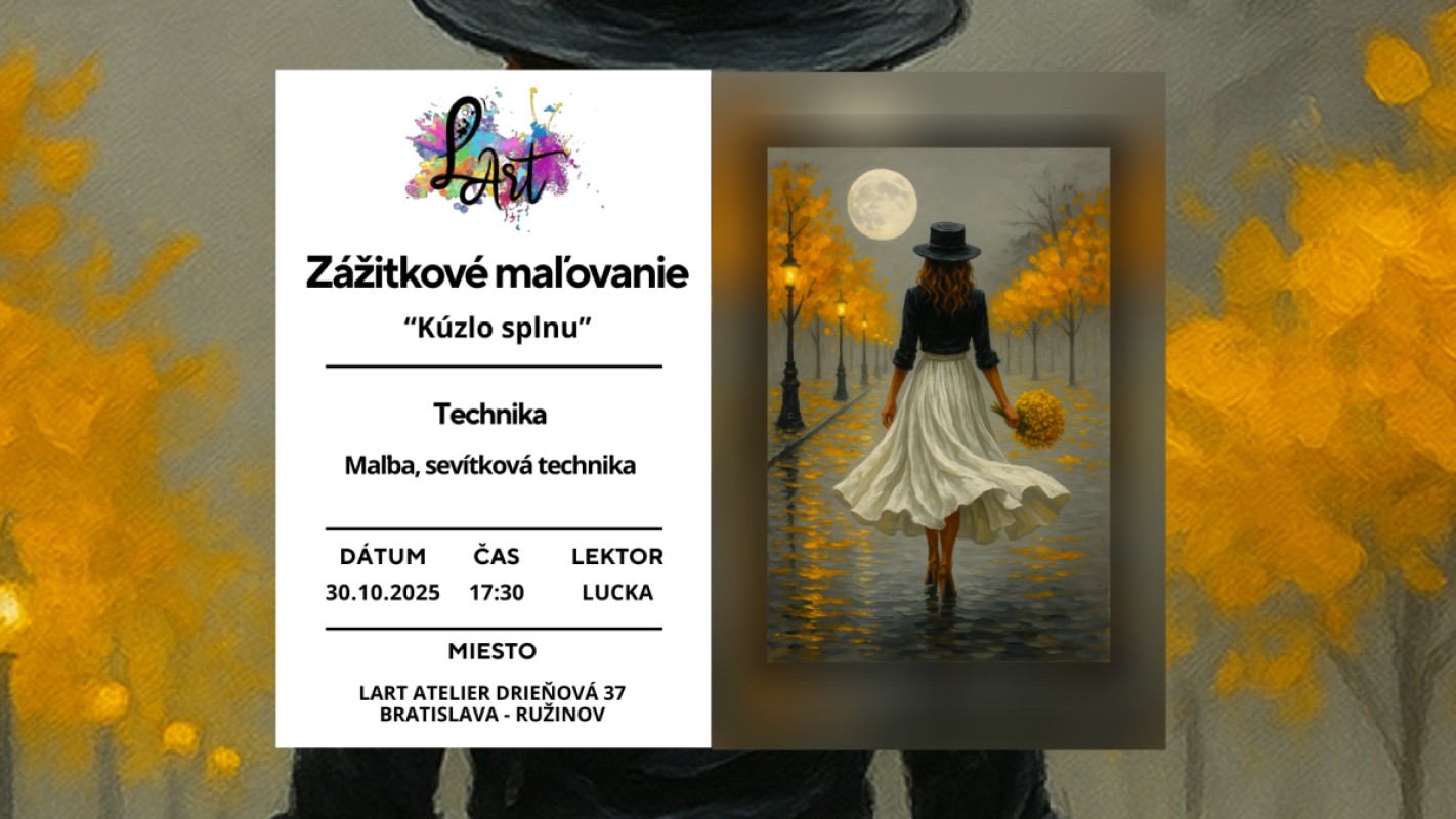 Zážitkové maľovanie- Kúzlo splnu