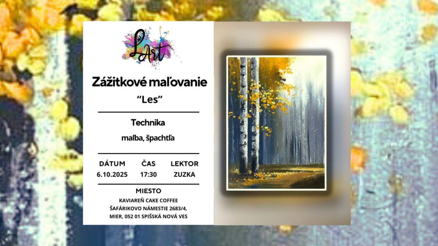 Zážitkové maľovanie - Les