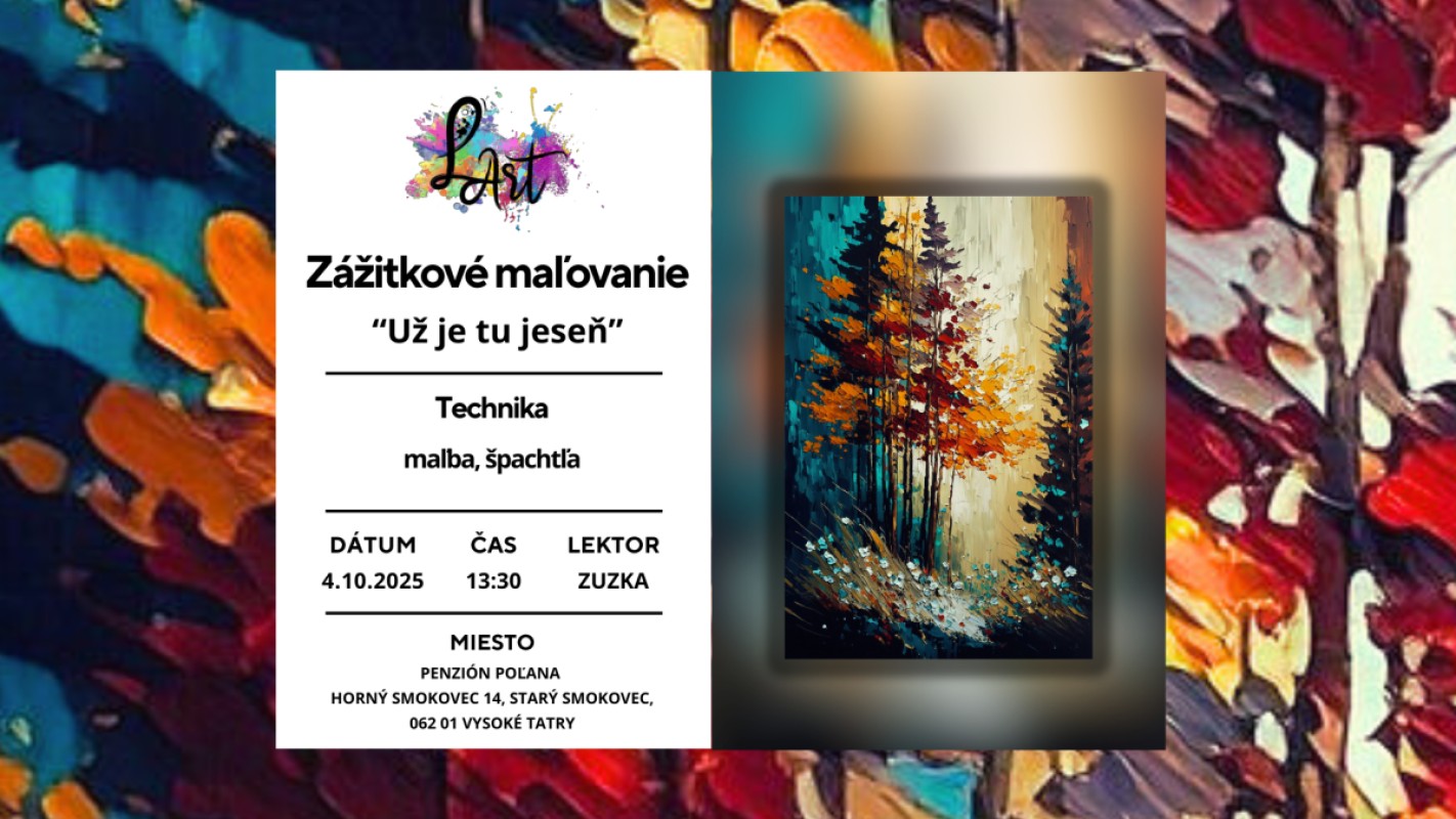 Zažitkové maľovanie - Už je tu jeseň