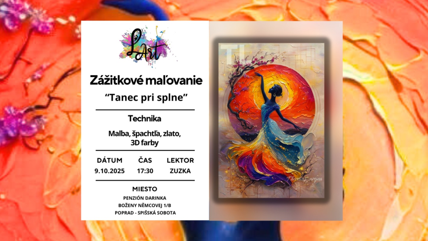 Zážitkové maľovanie - Tanec pri Splne