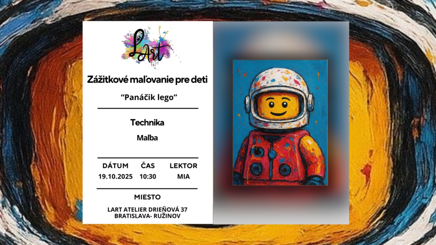 Obrázok udalosti: Zážitkové maľovanie pre deti- Panáčik lego