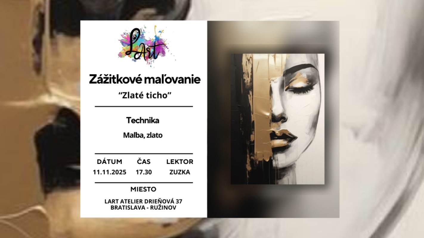 Zážitkové maľovanie - Zlaté ticho