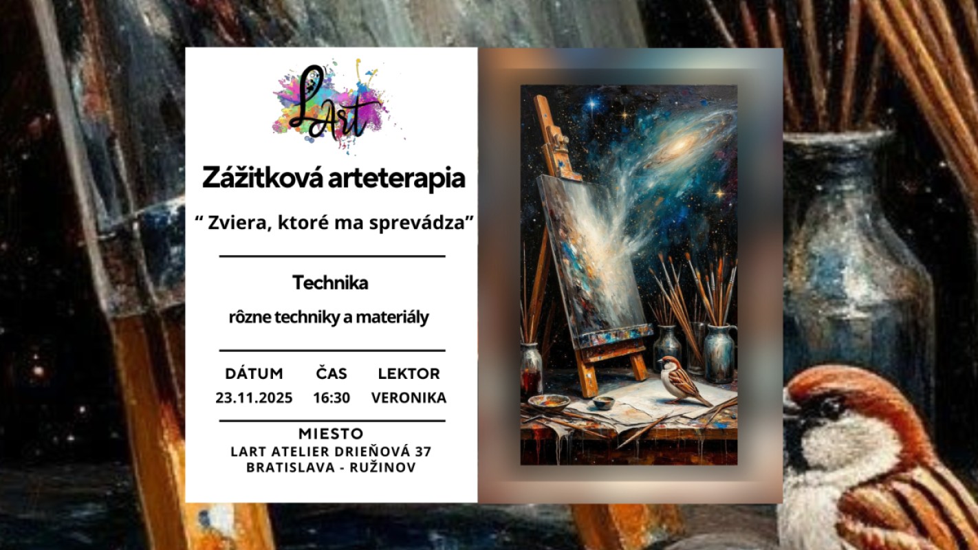 Zážitková Arteterapia - Zviera, ktoré ma sprevádza