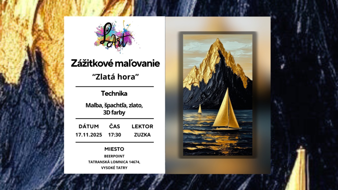 Obrázok udalosti: Zážitkové maľovanie - Zlatá hora