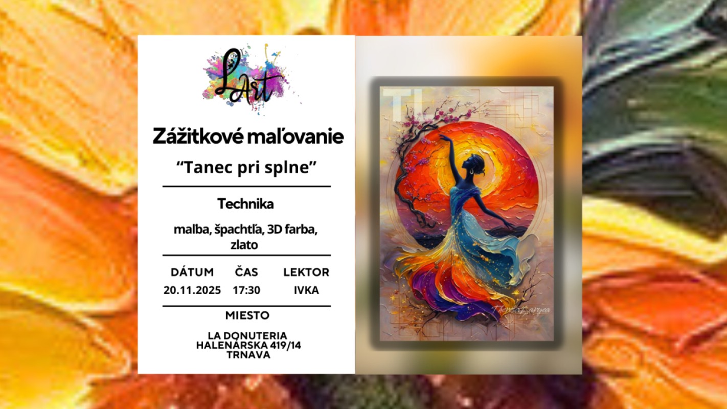 Obrázok udalosti: Zážitkové maľovanie - Tanec v splne