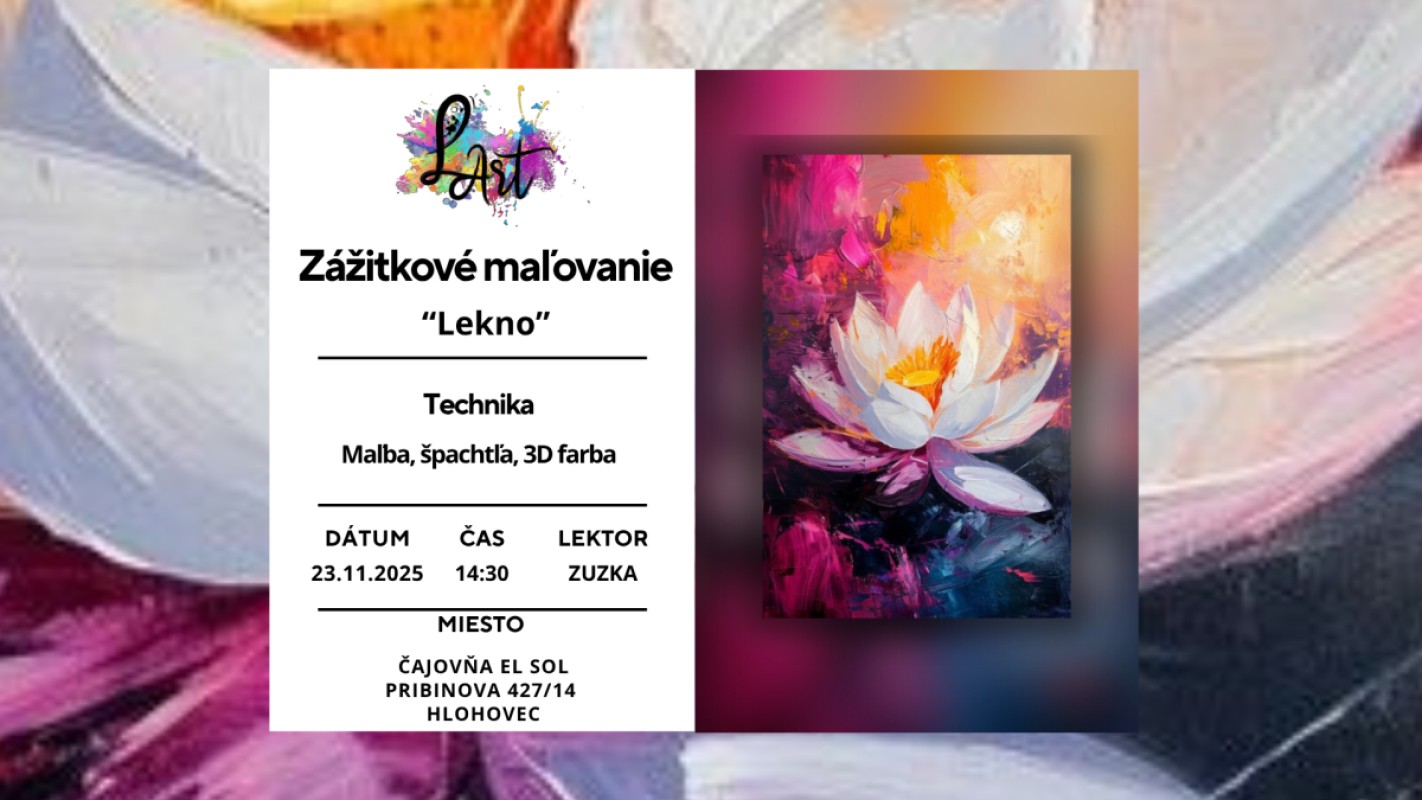 Zážitkové maľovanie - Lekno