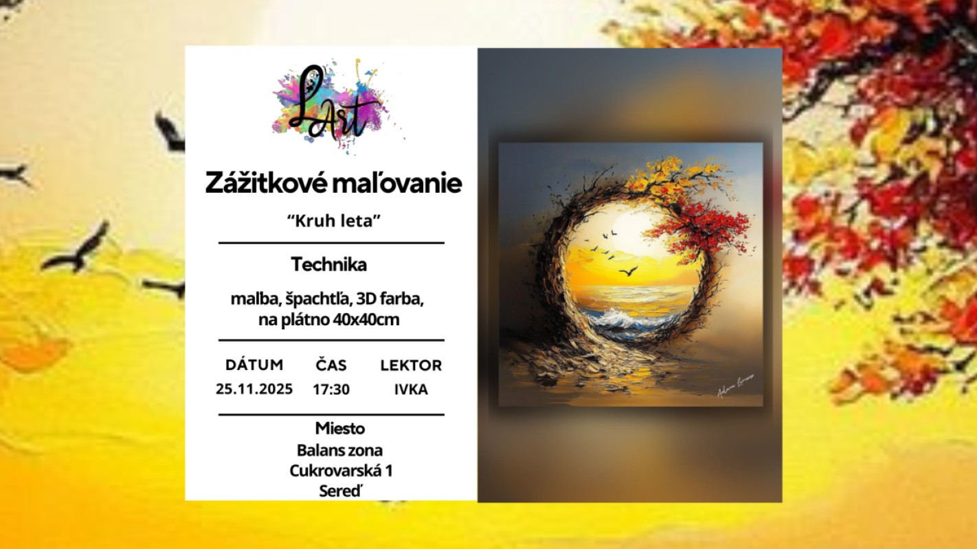 Obrázok udalosti: Zážitkové maľovanie - Kruh leta