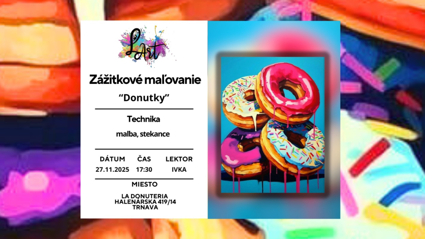 Obrázok udalosti: Zážitkové maľovanie - Donutky