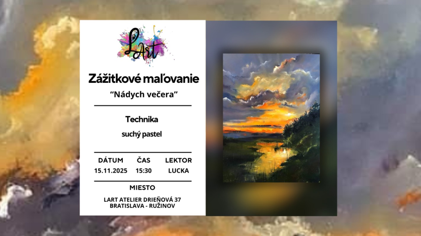 Obrázok udalosti: Zážitkové maľovanie - Nádych večera