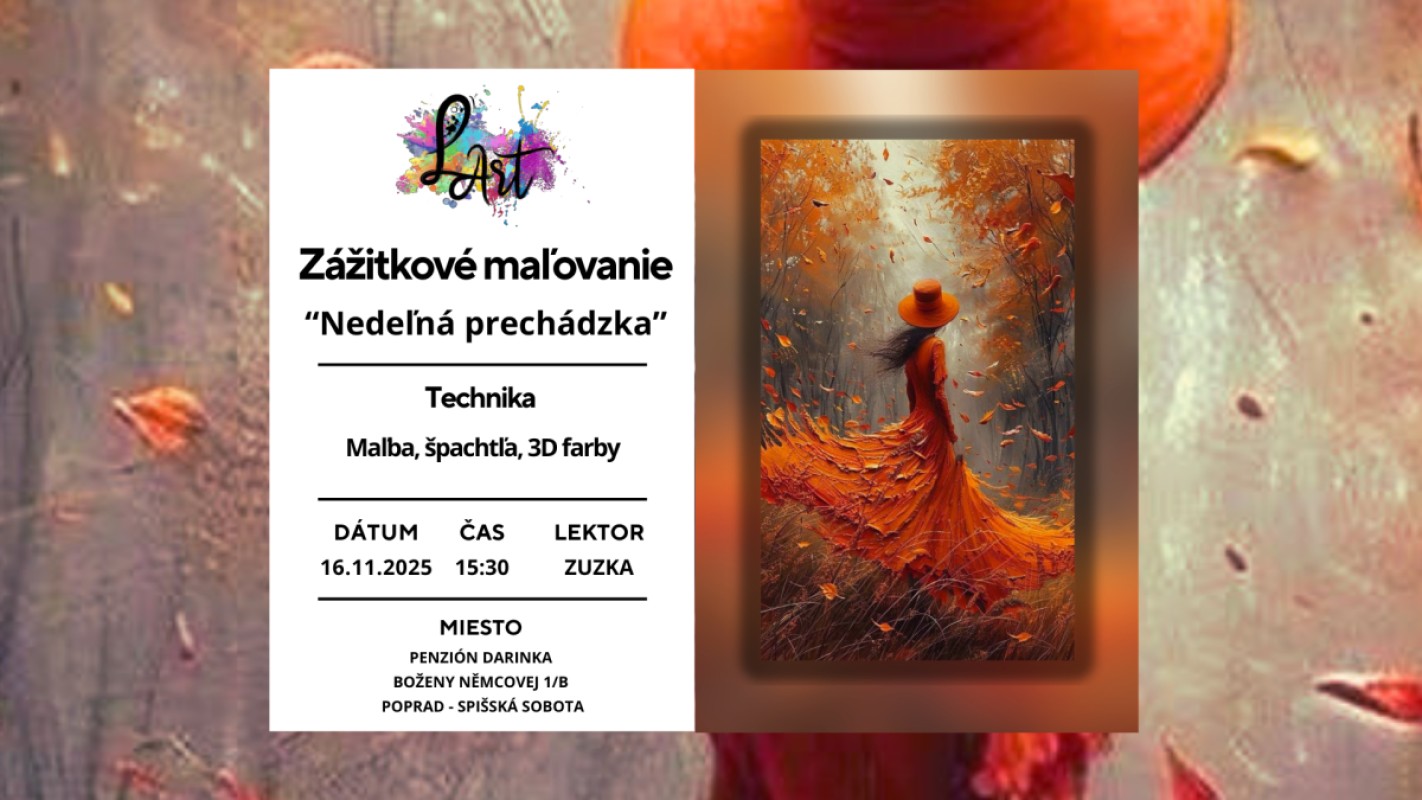 Obrázok udalosti: Zážitkové maľovanie - Nedeľná prechádzka 