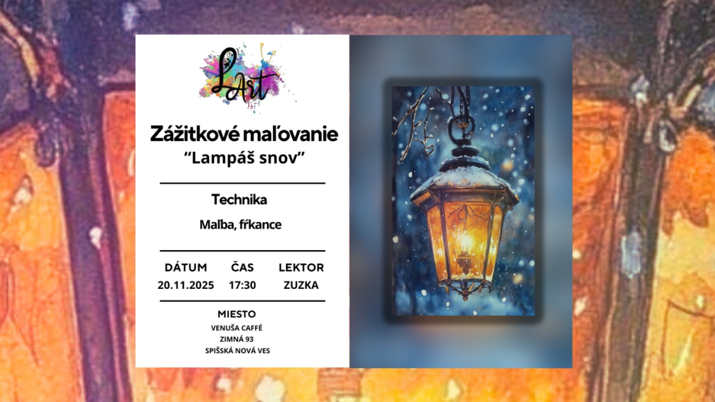 Obrázok udalosti: Zážitkové maľovanie - Lampáš snov