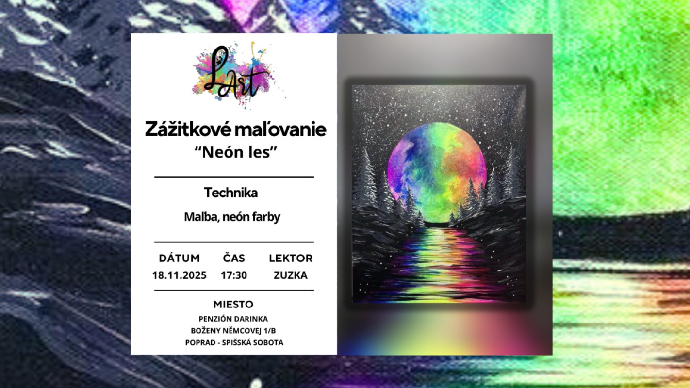 Obrázok udalosti: Zážitkové maľovanie - Neón les