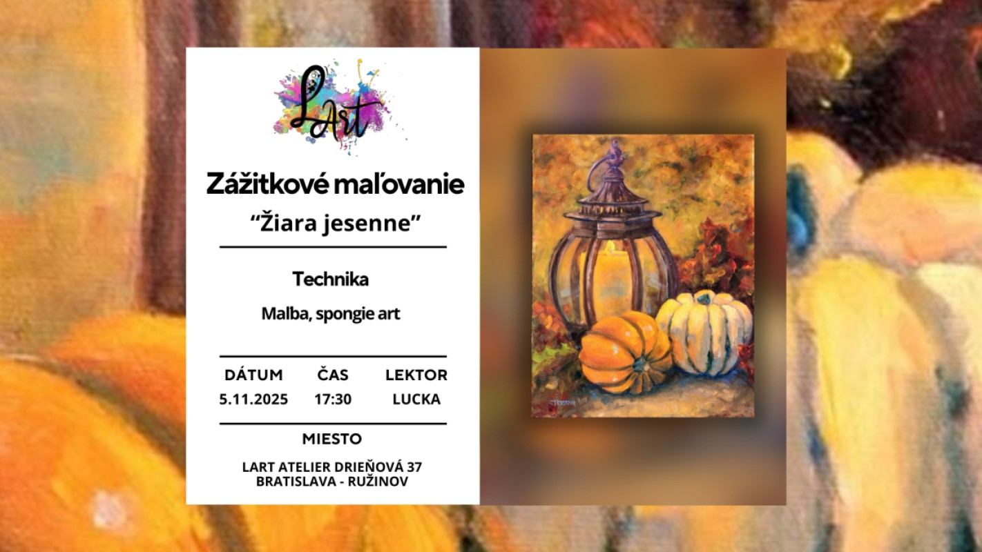 Zážitkové maľovanie - Žiara jesenne