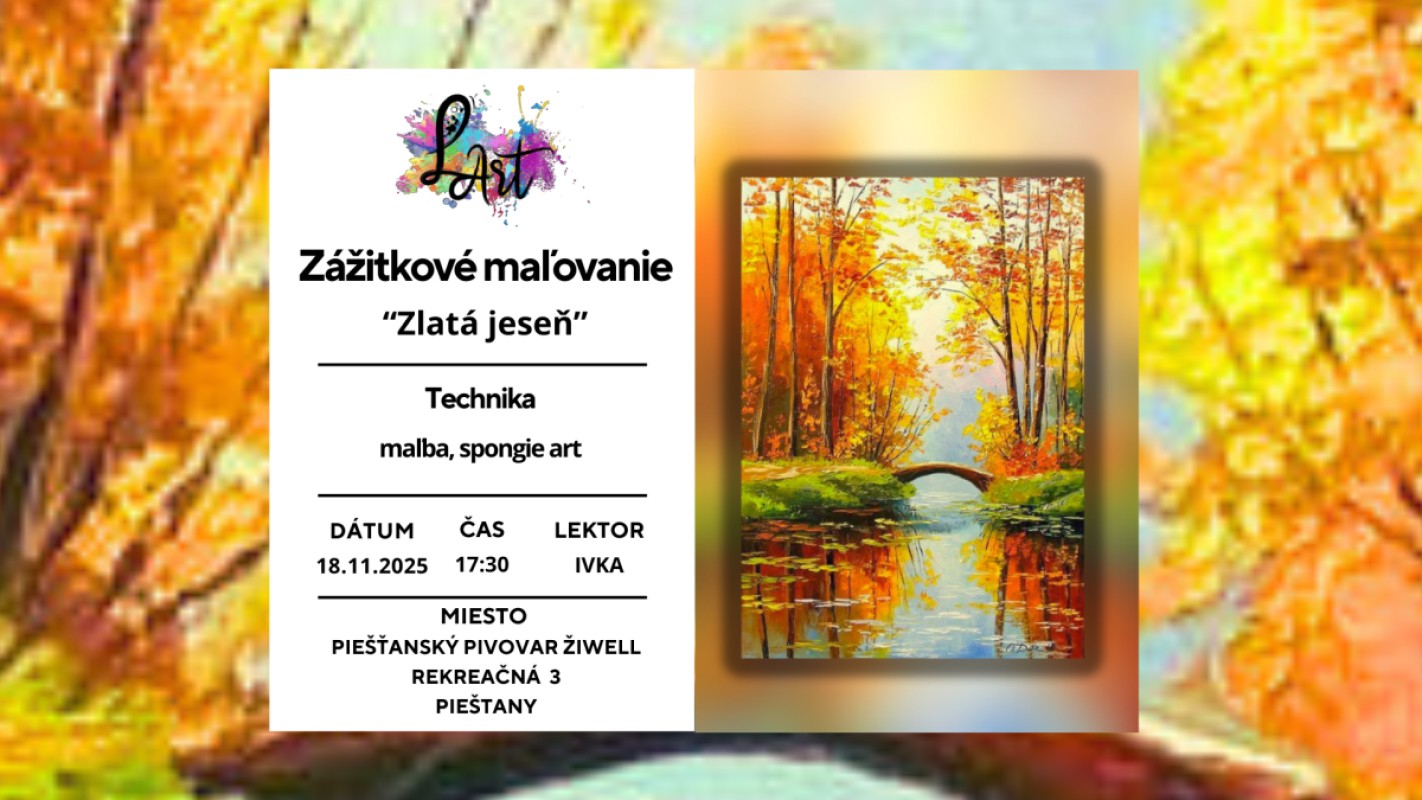Obrázok udalosti: Zážitkové maľovanie - Zlatá jeseň