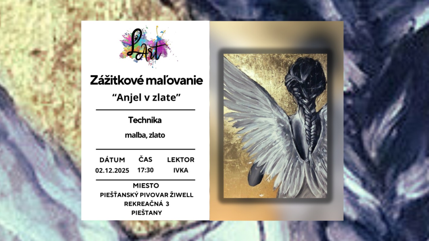 Obrázok udalosti: Zážitkové maľovanie- Anjel v zlate