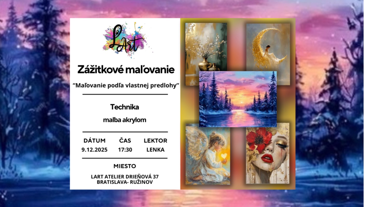 Obrázok udalosti: Zážitkové maľovanie- Maľovanie podľa vlastnej predlohy 