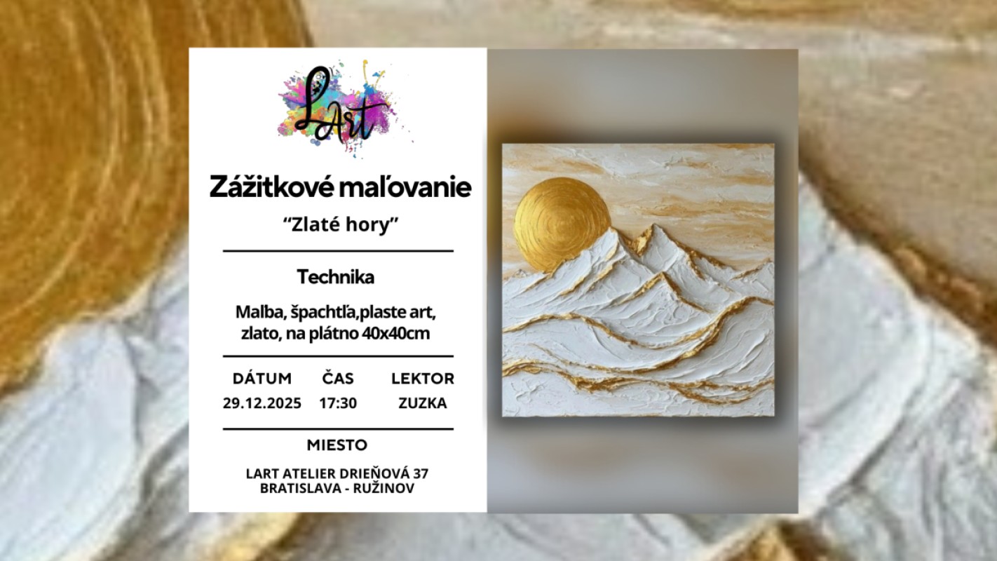 Zážitkové maľovanie- Zlaté hory