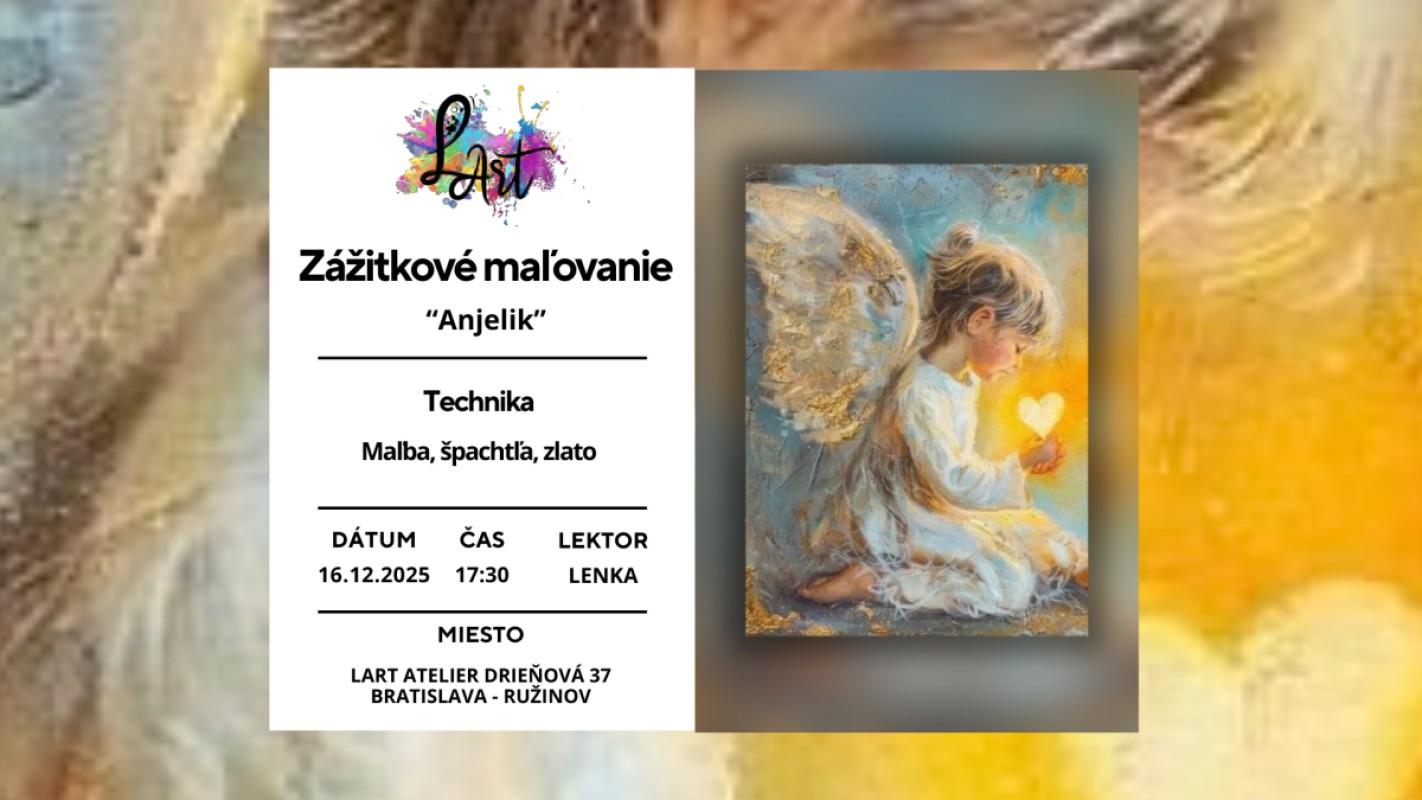 Obrázok udalosti: Zážitkové maľovanie - Anjelik