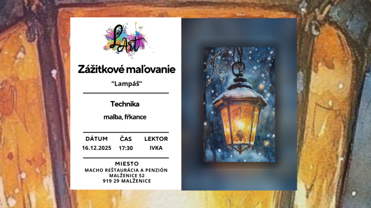 Obrázok udalosti: Zážitkové maľovanie- Lampáš