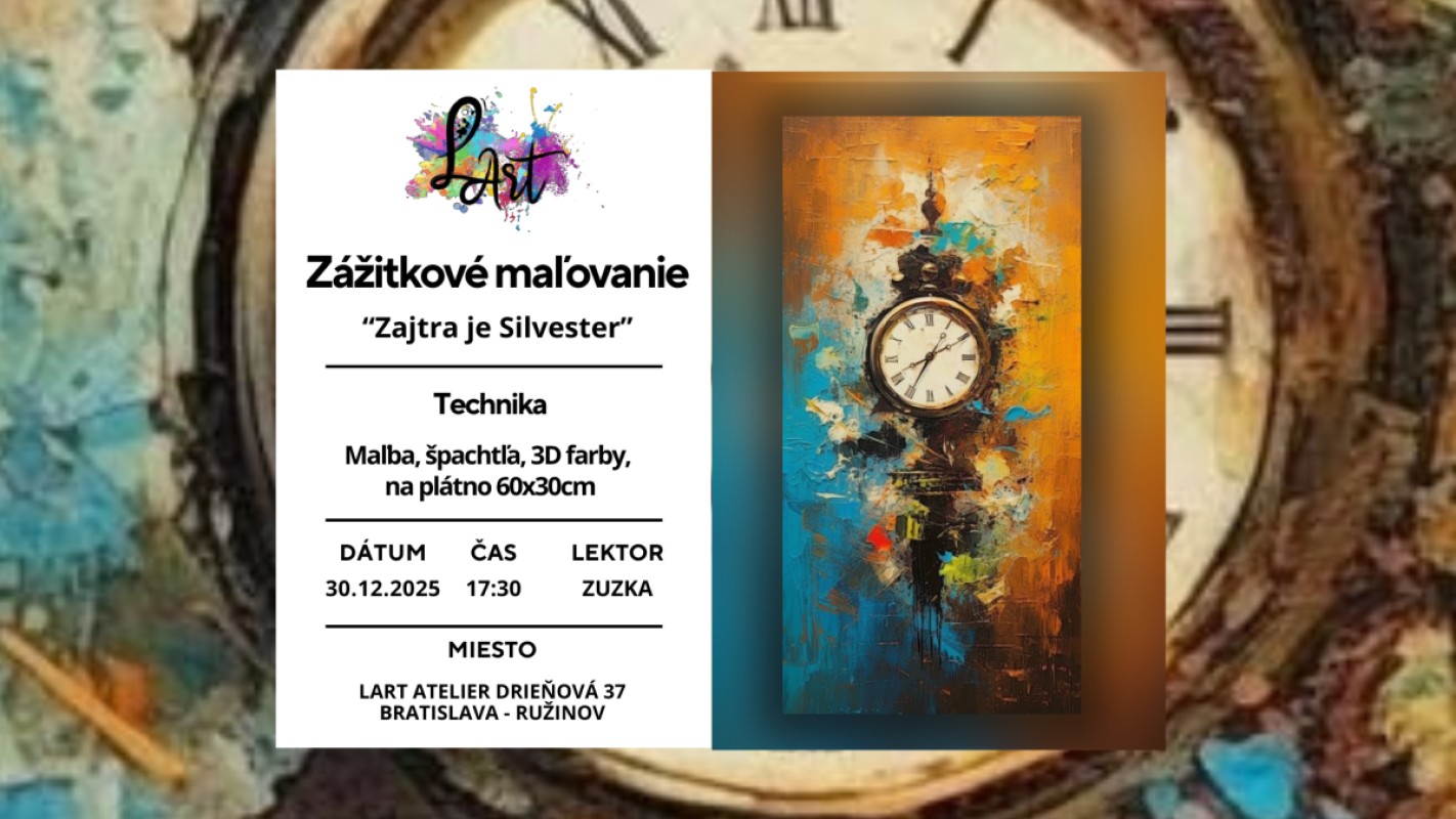 Zážitkové maľovanie- Zajtra je Silvester