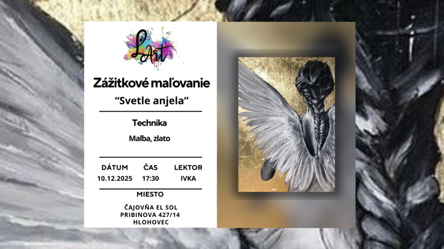 Obrázok udalosti: Zážitkové maľovanie- Svetle anjela 
