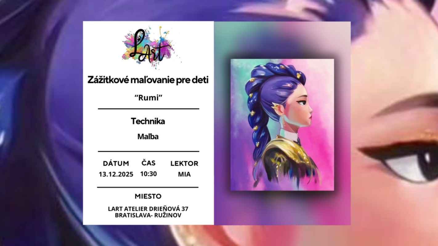 Obrázok udalosti: Zážitkové maľovanie pre deti-  Rumi