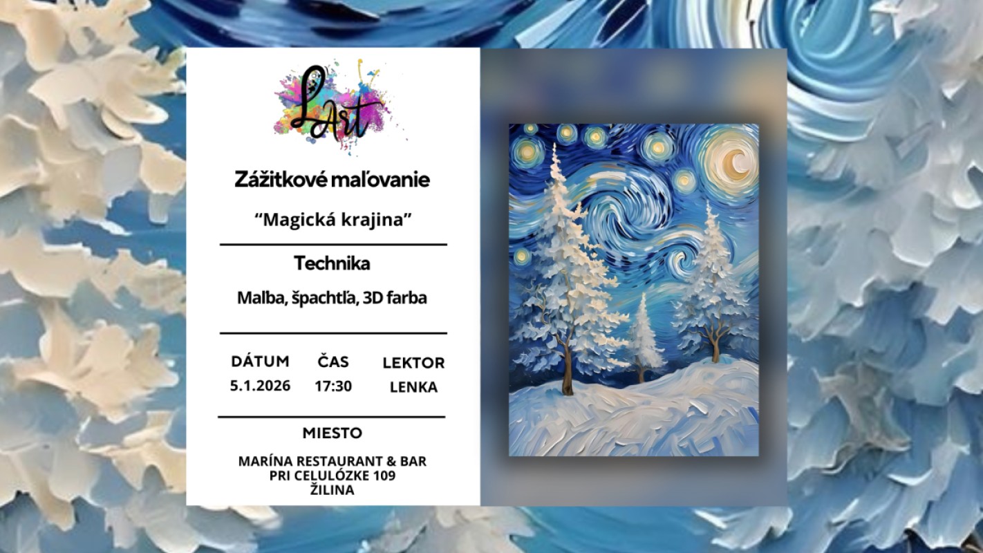 Zážitkové maľovanie- Magická krajina