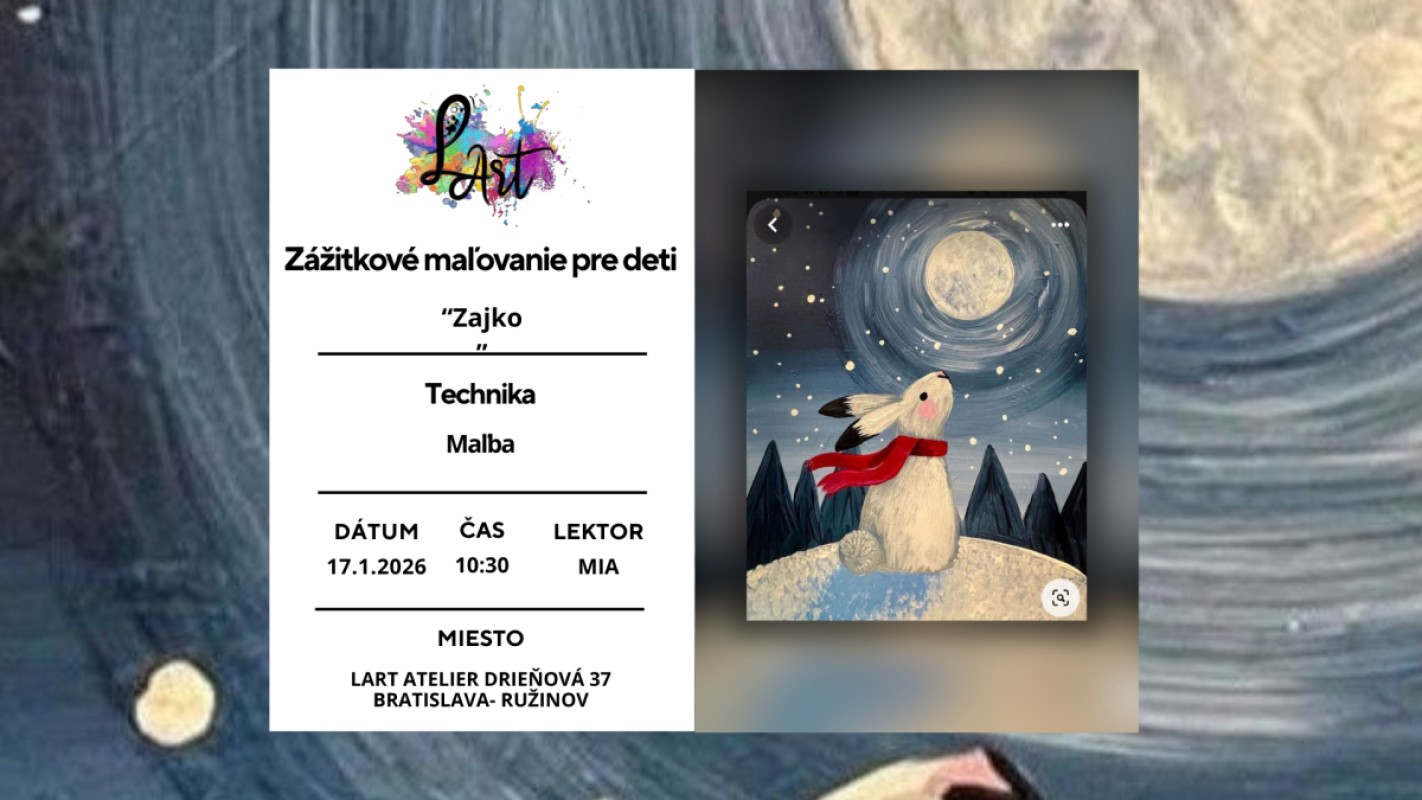 Obrázok udalosti: Zážitkové maľovanie pre deti-  Zajko