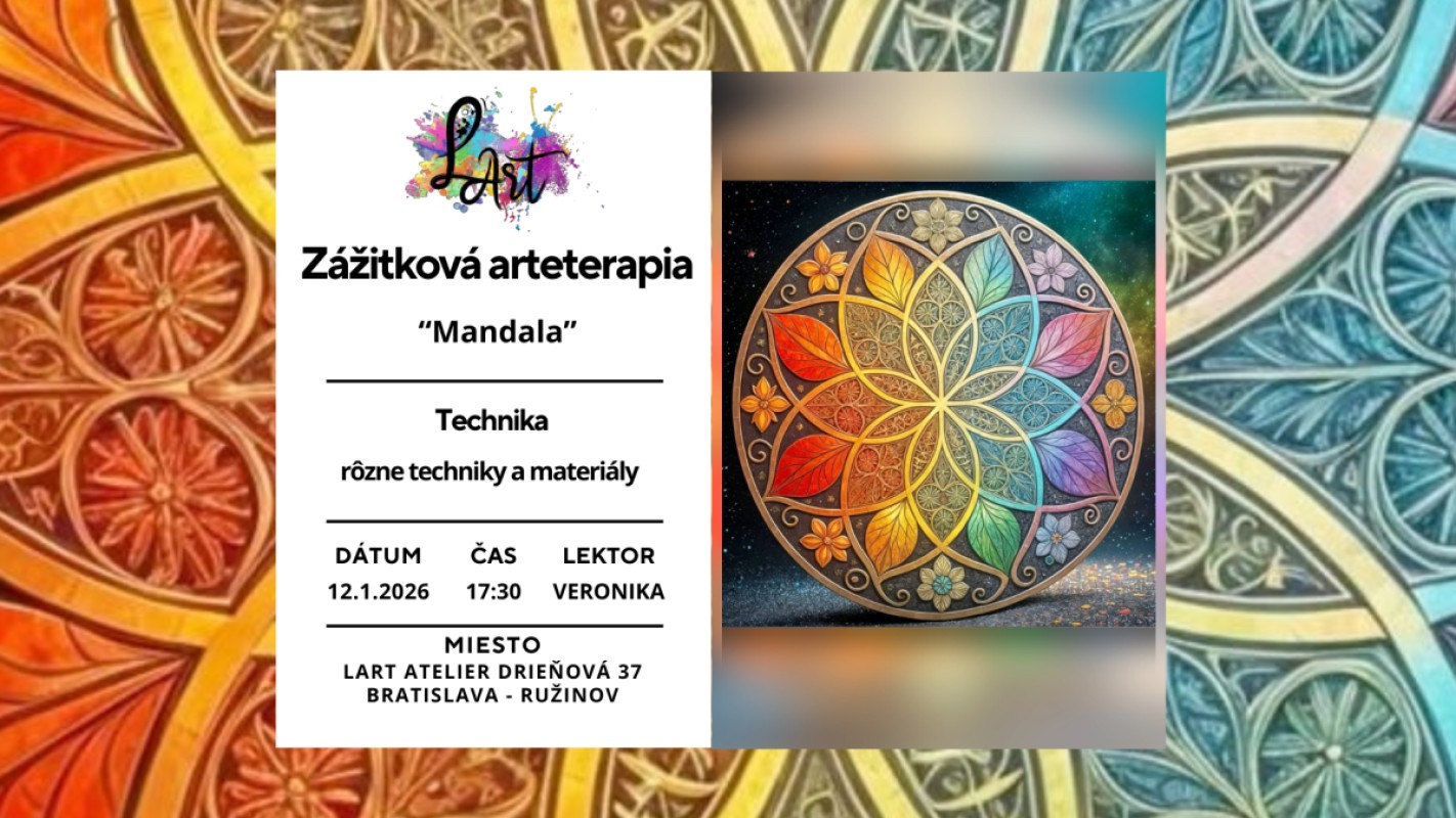 Obrázok udalosti: Zážitková ARTETERAPIA- Mandala