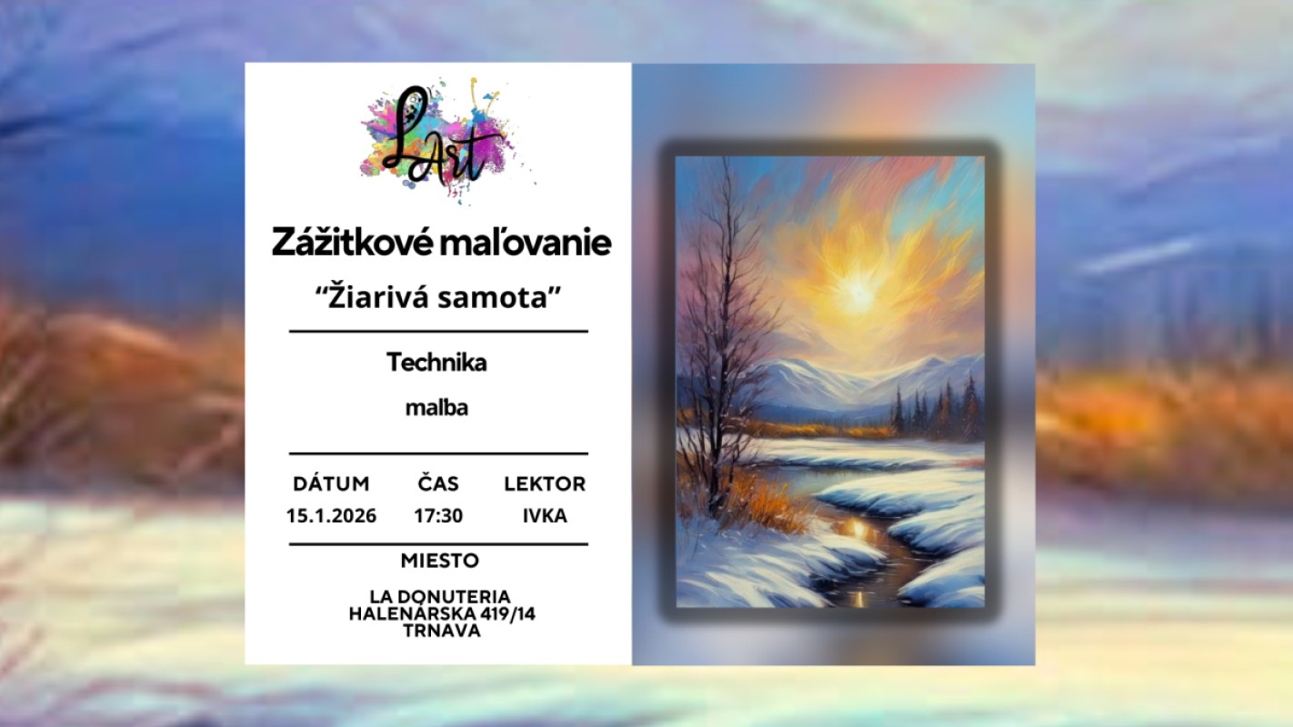 Obrázok udalosti: Zážitkové maľovanie - Žiarivá samota