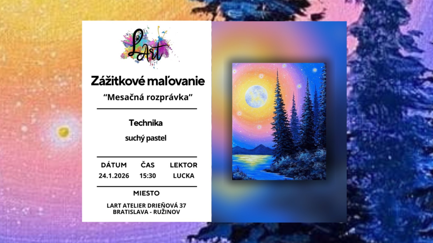 Obrázok udalosti: Zážitkové maľovanie- Mesačná rozprávka