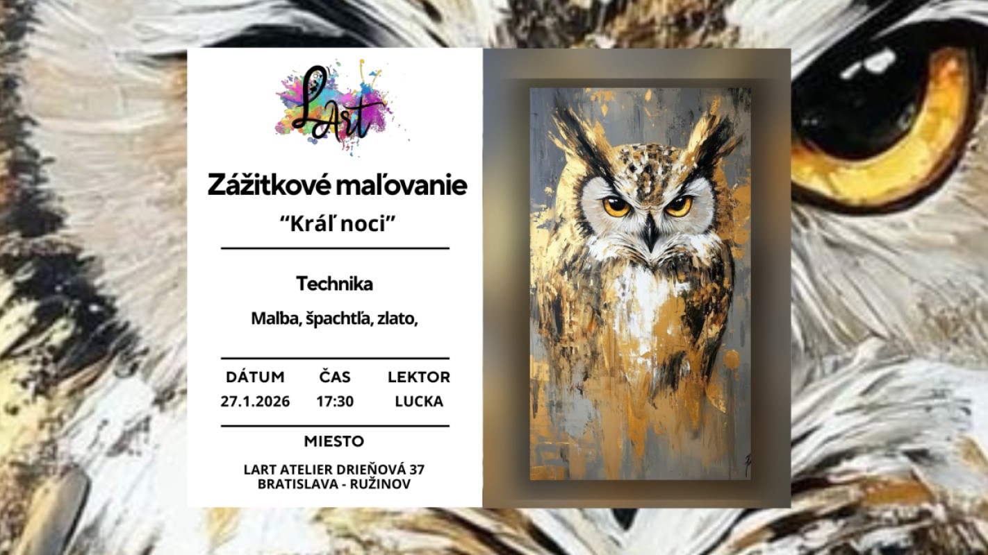 Obrázok udalosti: Zážitkové maľovanie- Kráľ noci