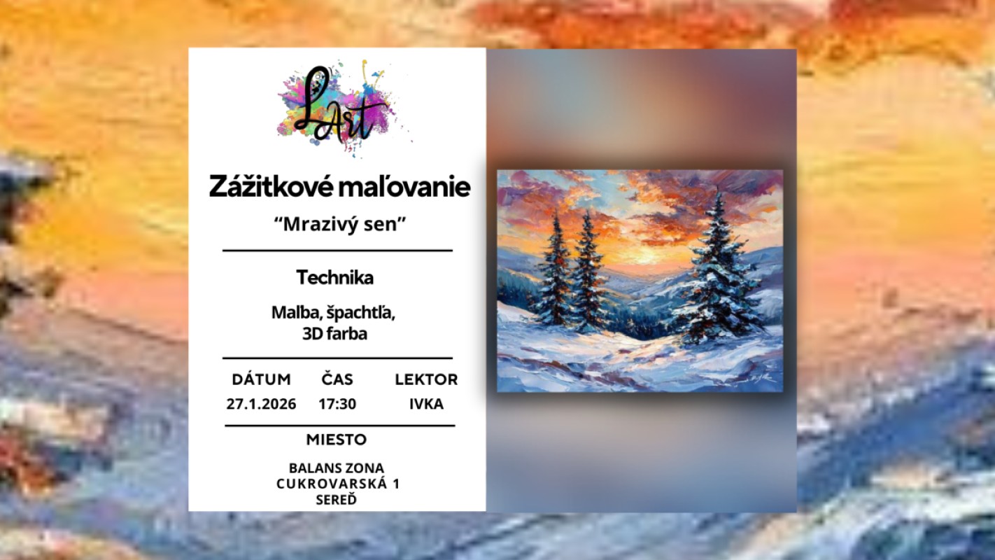 Obrázok udalosti: Zážitkové maľovanie- Mrazivý sen