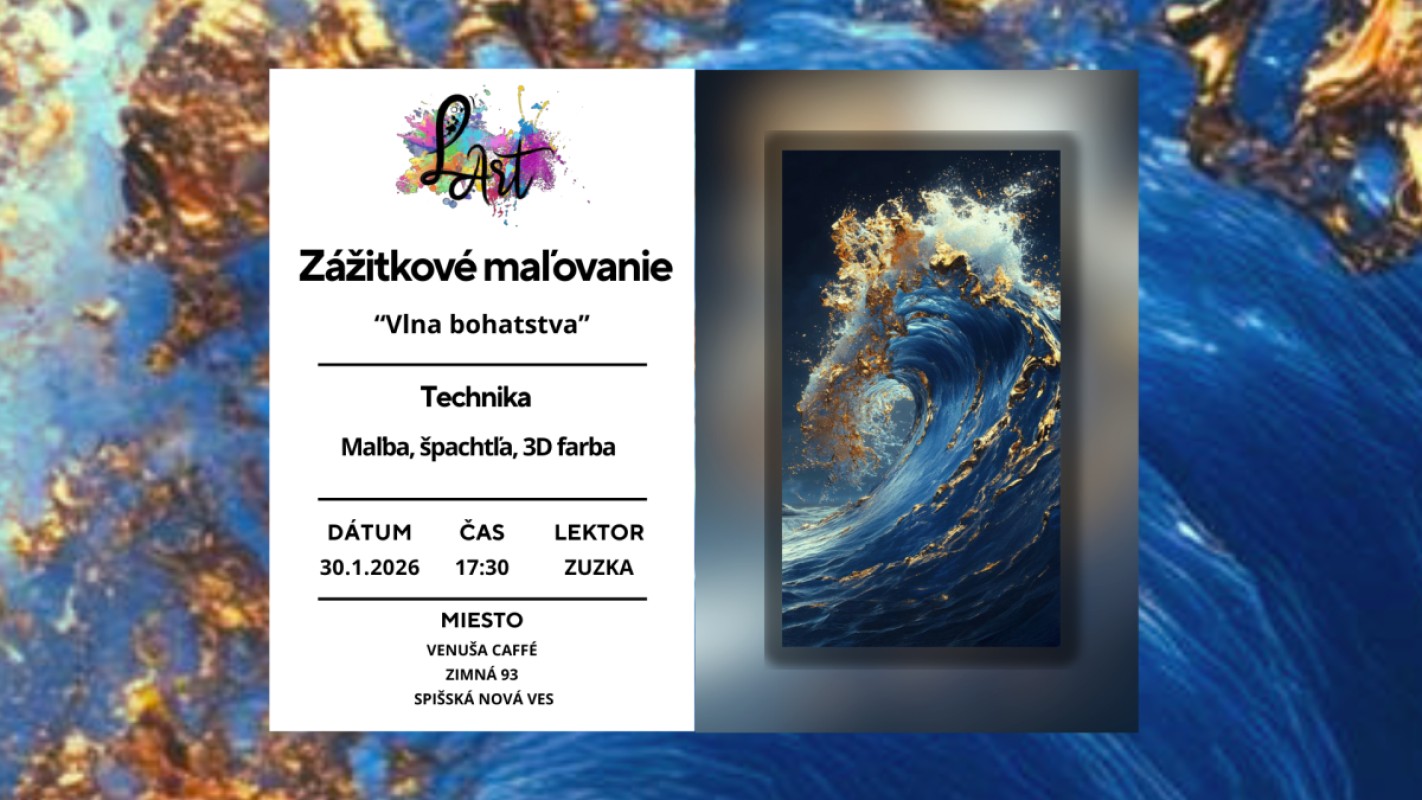 Zážitkové maľovanie- Vlna bohatstva