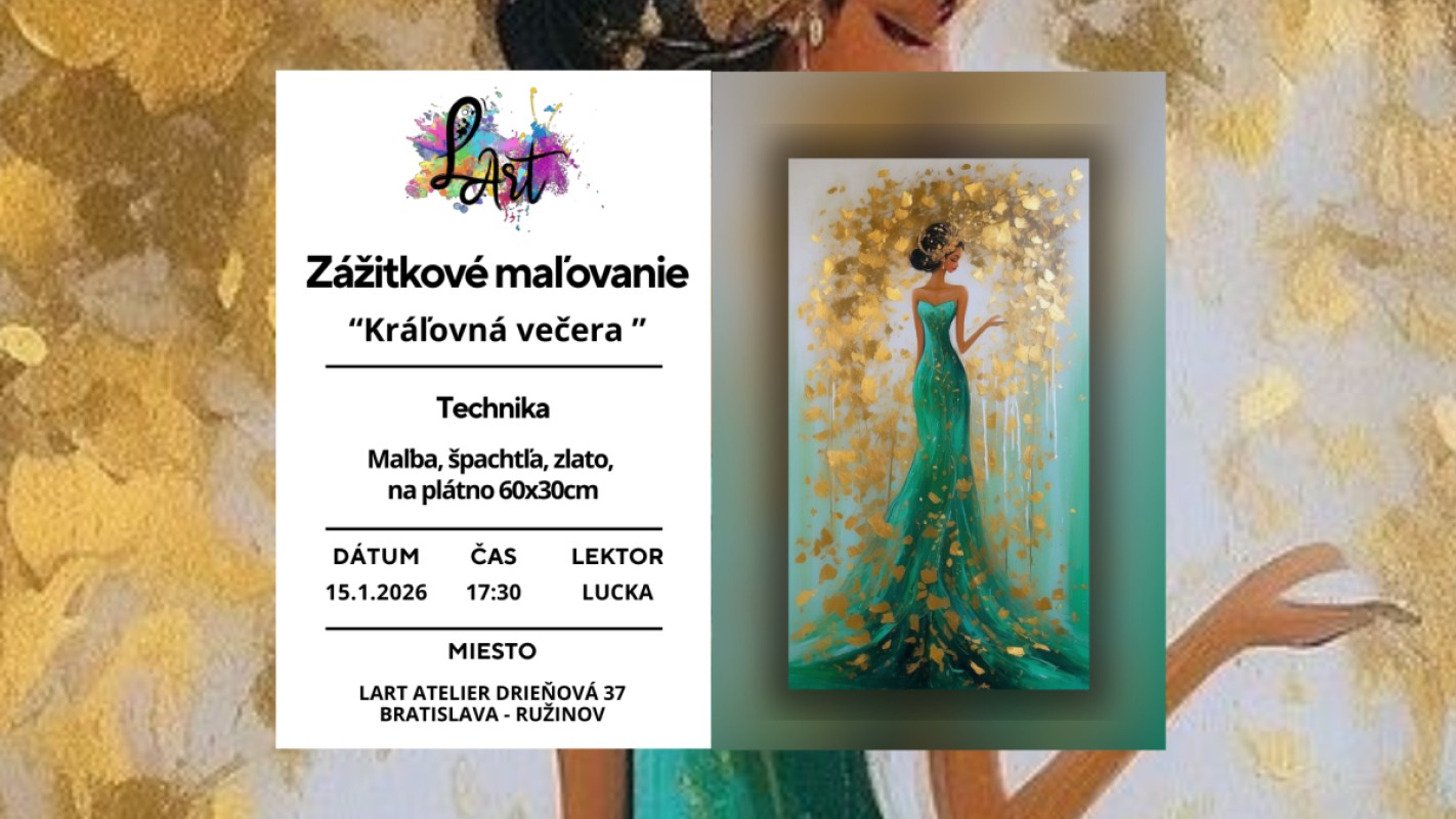 Obrázok udalosti: Zážitkové maľovanie- Kráľovná večera