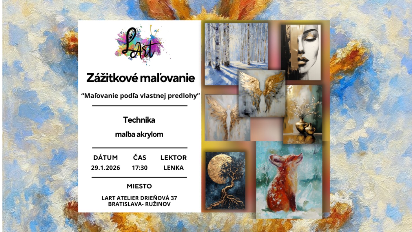 Obrázok udalosti: Zážitkové maľovanie- Maľovanie podľa vlastnej predlohy 1