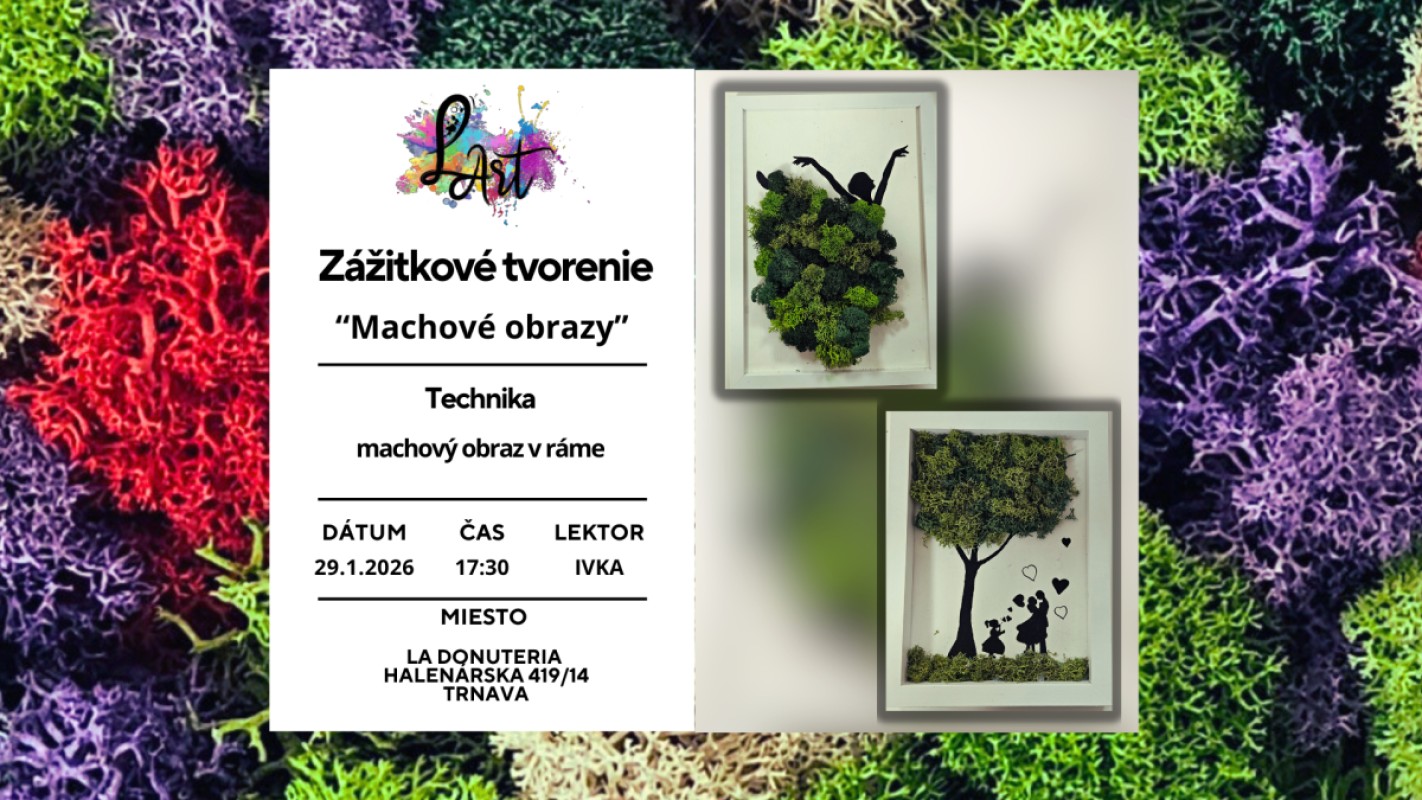 Obrázok udalosti: Zážitkové maľovanie a tvorenie - Machový obraz