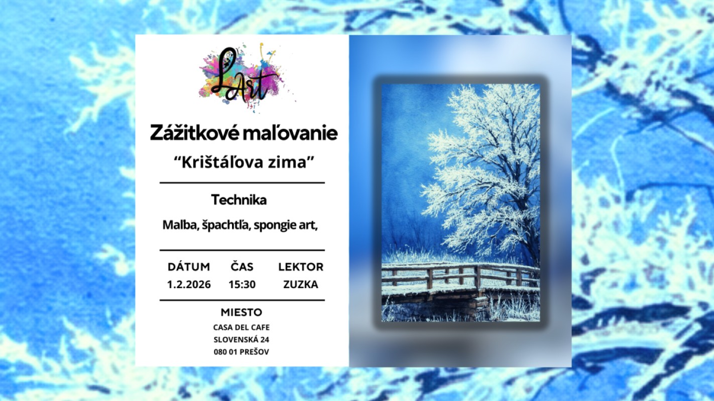 Obrázok udalosti: Zážitkové maľovanie- Krištáľová zima
