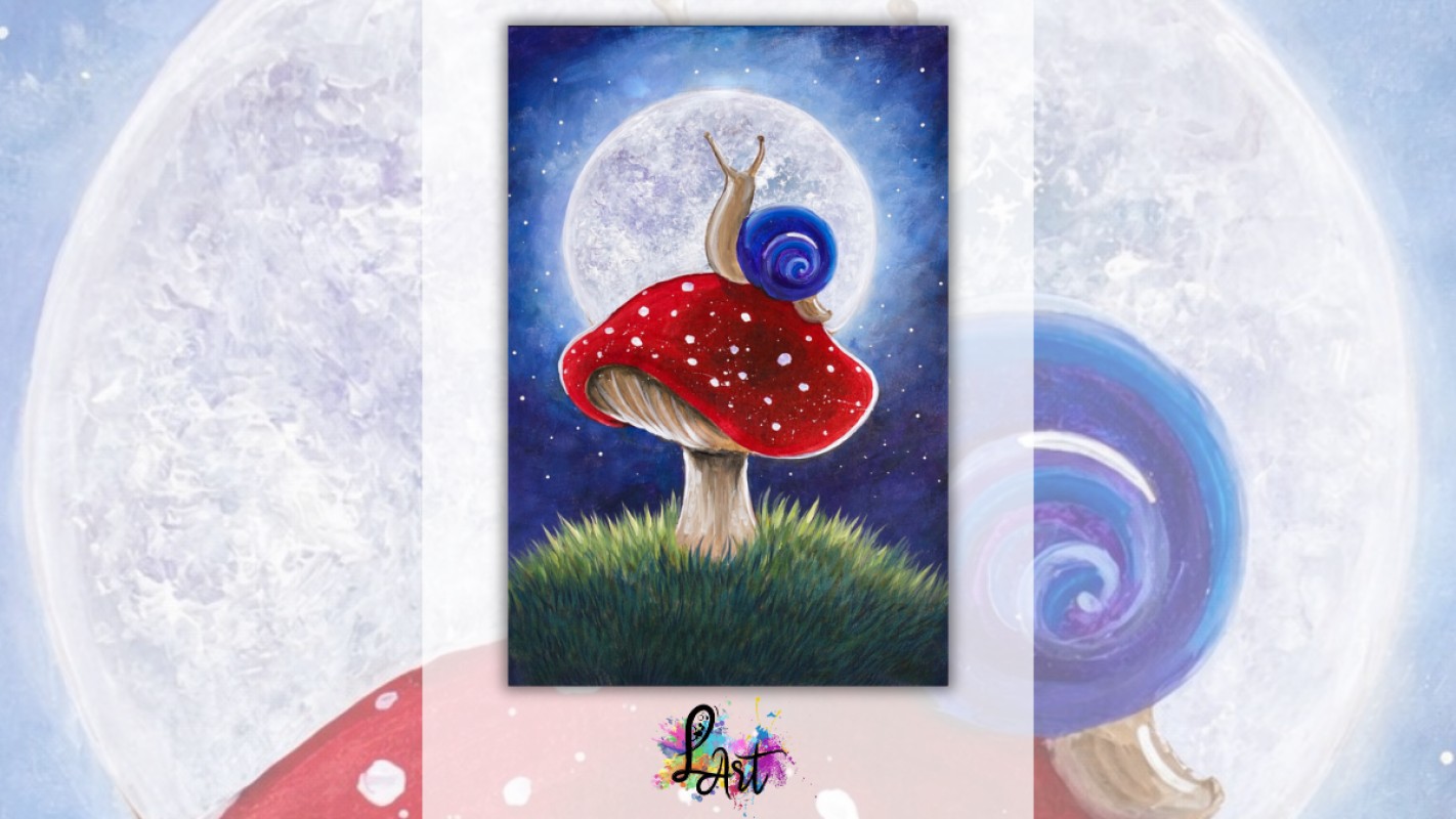 Obrázok udalosti: Zážitkové maľovanie pre deti - Slimáčik v splne 