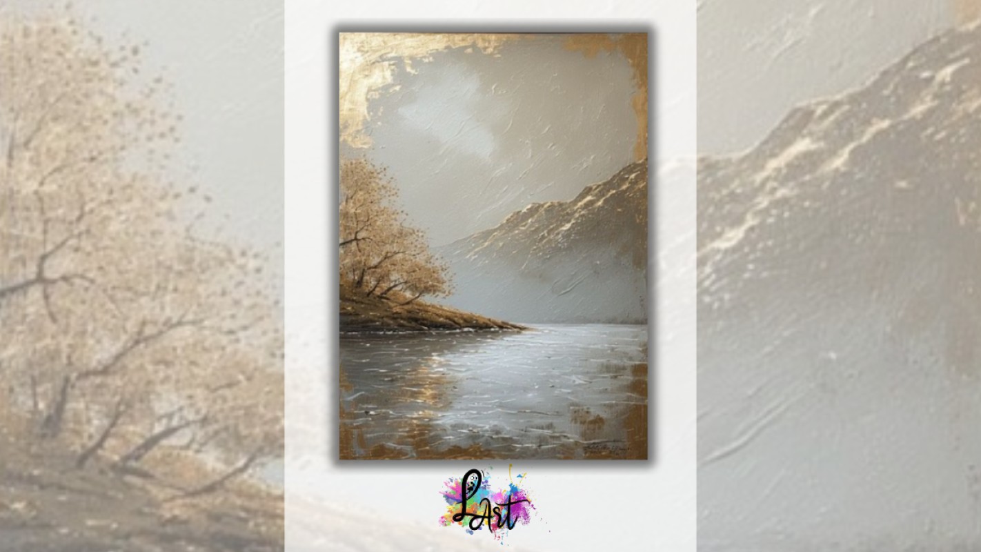 Zážitkové maľovanie- Zlatom zaliata krajina