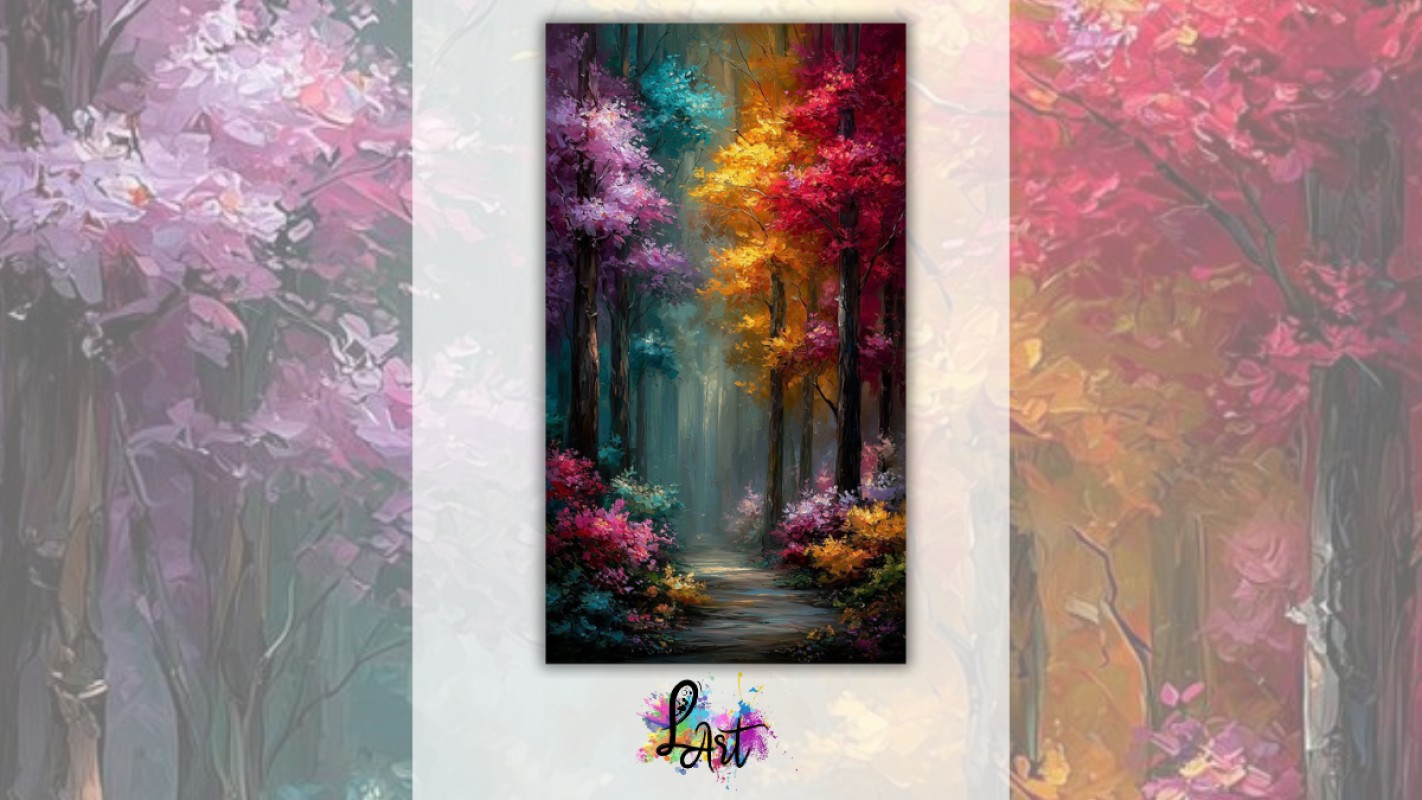 Zážitkové maľovanie- Čarovný les